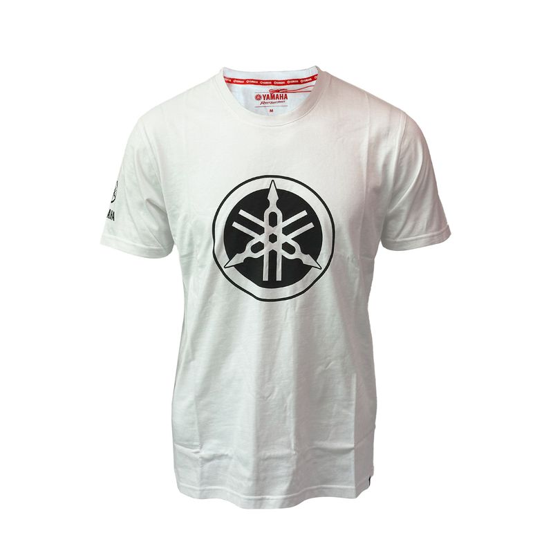 YAMAHA - Polera De Hombre Manga Corta Yamaha Diapason Blanco