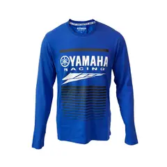 YAMAHA - Polera De Hombre Manga Larga Racing Azul