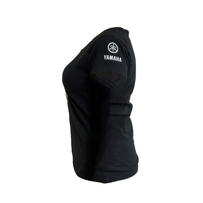 Imagen 2 del producto Polera De Mujer Manga Corta Diapasón Negro