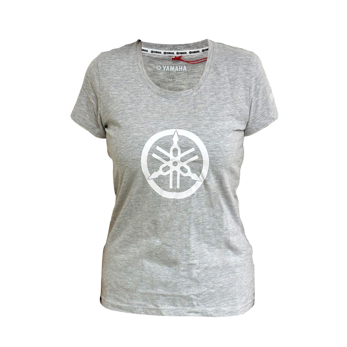 YAMAHA - Polera De Mujer Manga Corta Yamaha Diapasón Gris