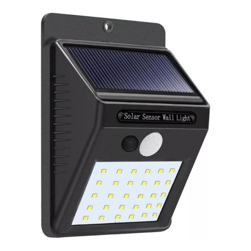 IMPORTCLICK - Foco Solar 30 LED Con Sensor De Movimiento