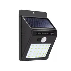 IMPORTCLICK - Foco Solar 30 LED Con Sensor De Movimiento
