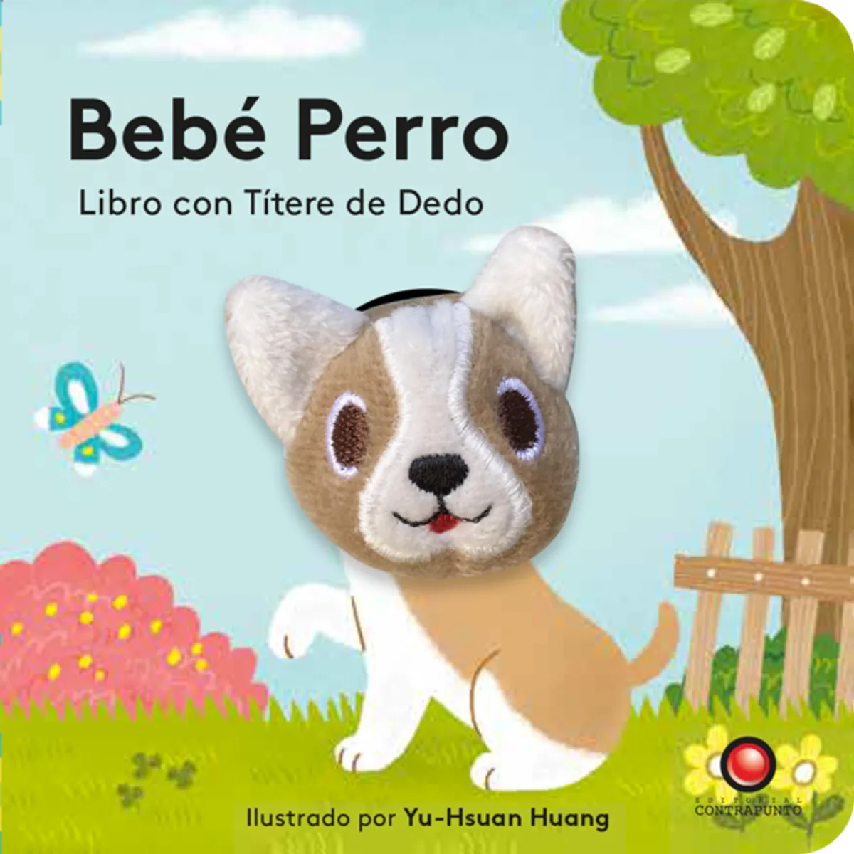 EDITORIAL CONTRAPUNTO - Bebé Perro. Libro con títere de dedo
