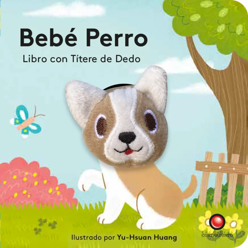 EDITORIAL CONTRAPUNTO - Bebé Perro. Libro con títere de dedo