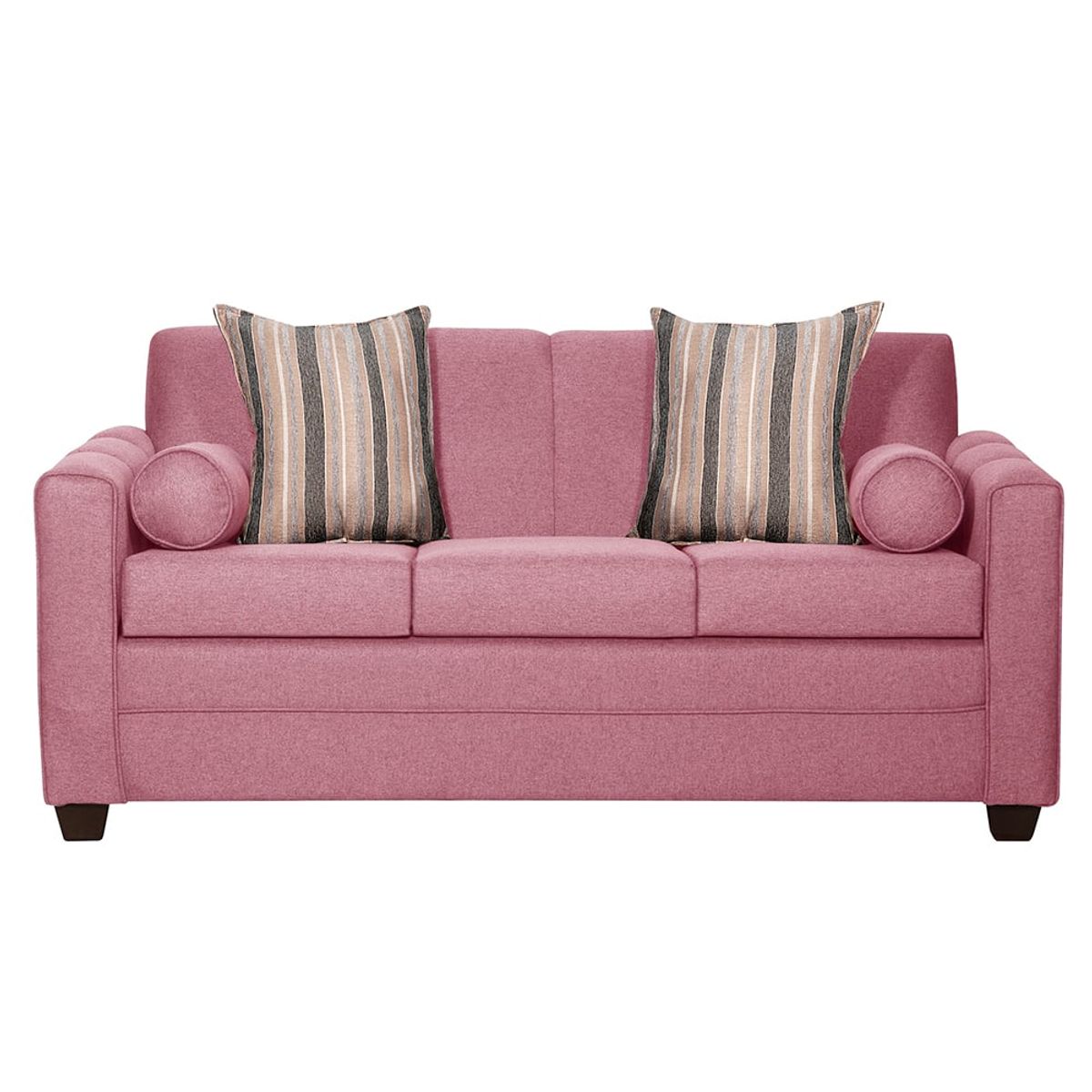 RUZAM MOBEL - SOFA TRES CUERPOS LULU PALO ROSA LINO