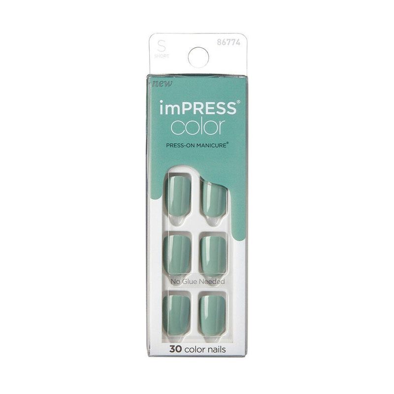KISS - Uñas Impress Color Going Green