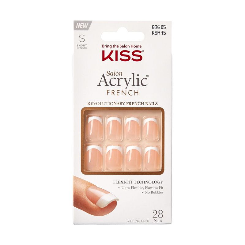 KISS - Uñas Postizas Acrylic Francesas Bonjour