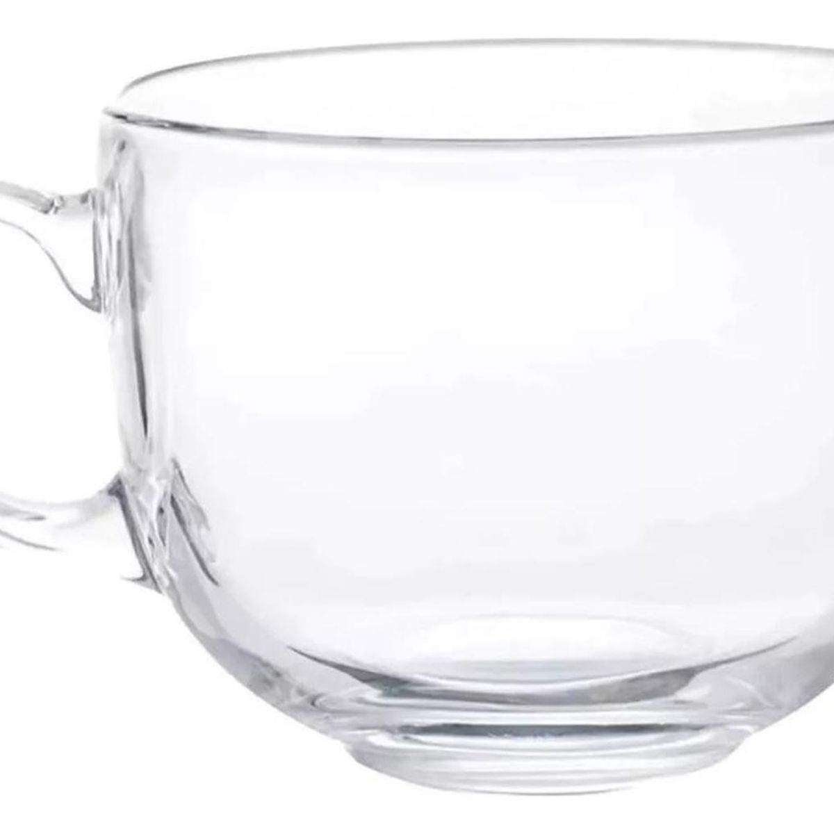 IMPORTCLICK - Set 6 Tazas Café Té Sin Plomo Vidrio Templado 450 ML IMPORTCLICK