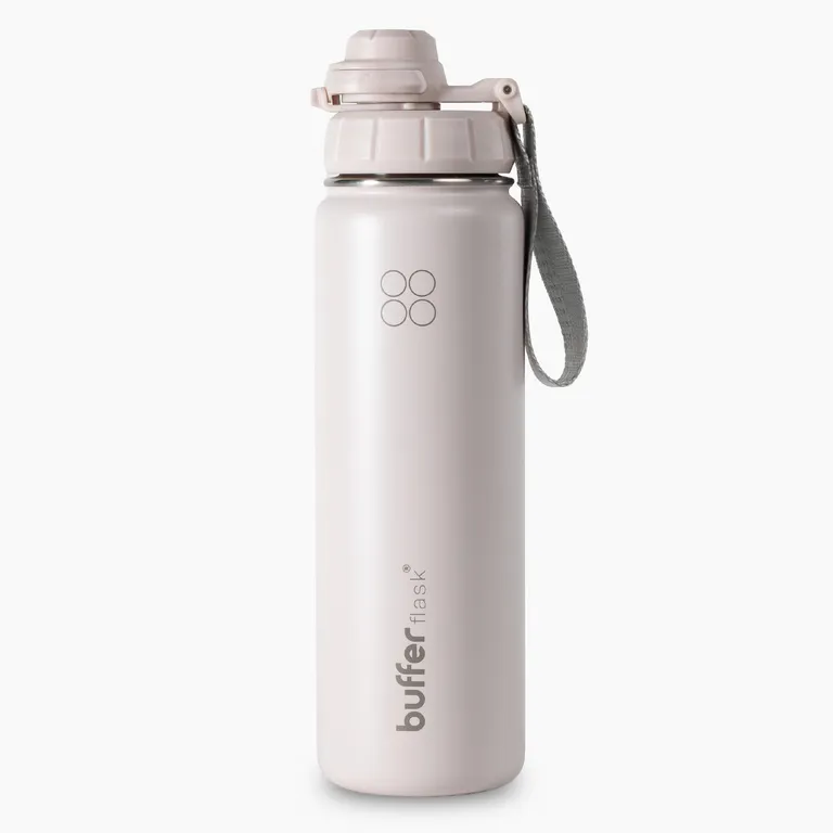 Termo Botella Agua Termica Acero Inox + Tapas 700ml - Rosa claro