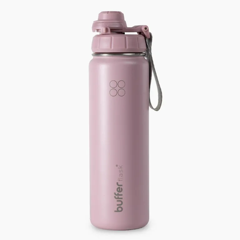 Termo Botella Agua Termica Acero Inox + Tapas 700ml - Rosa