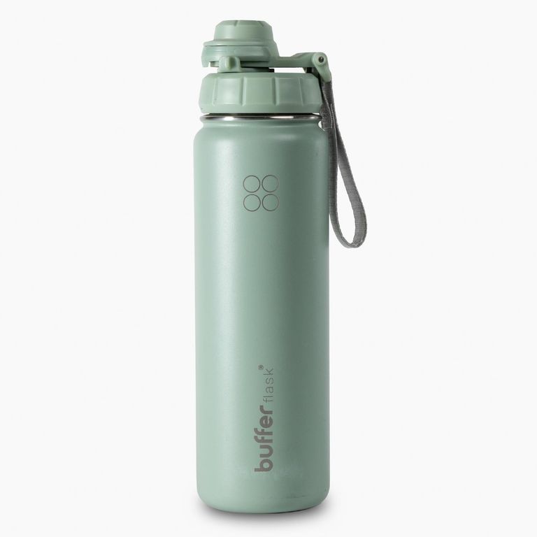 Termo Botella Agua Termica Acero Inox + Tapas 700ml - Verde