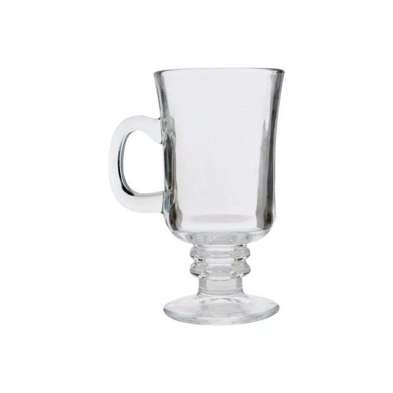 IMPORTCLICK - Set 6 Tazas Café Capuccino Vidrio 250 ML IMPORTCLICK
