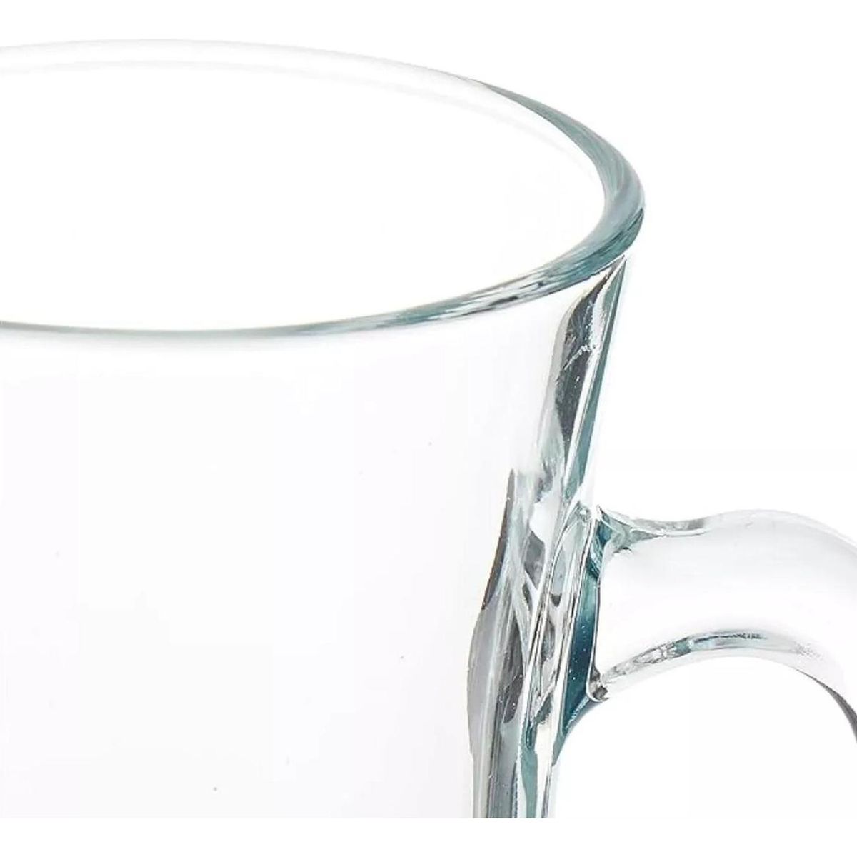 IMPORTCLICK - Set 6 Tazas Café Capuccino Vidrio 250 ML IMPORTCLICK