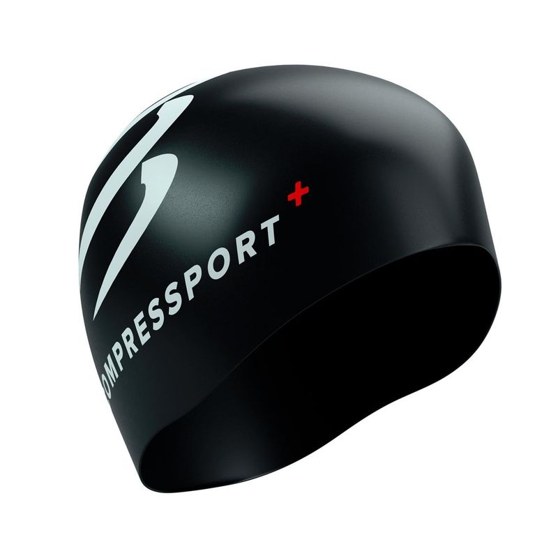 COMPRESSPORT - Gorra Natación Black Compressport