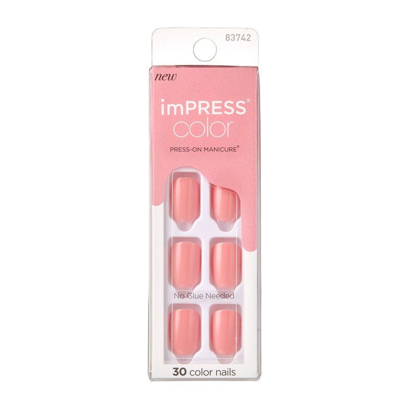 KISS - Uñas Impress Color Pretty Pink