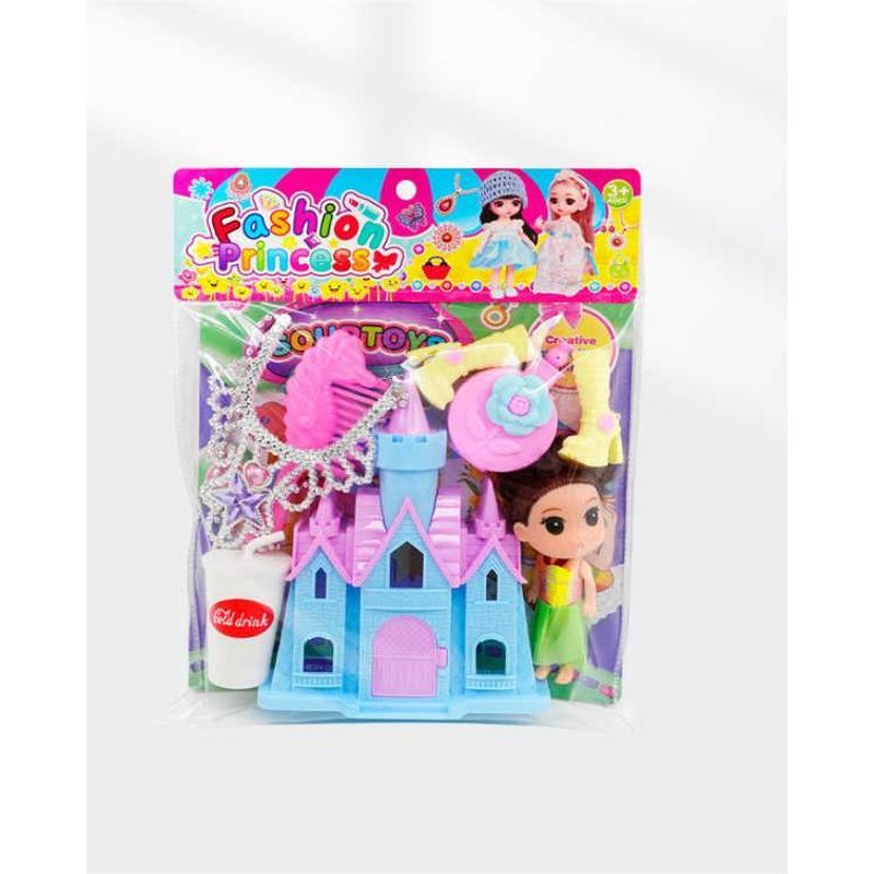 GENERICO - set juguete de princesa con castillo
