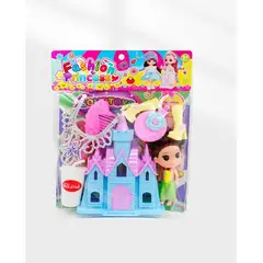 GENERICO - Set juguete de princesa con castillo