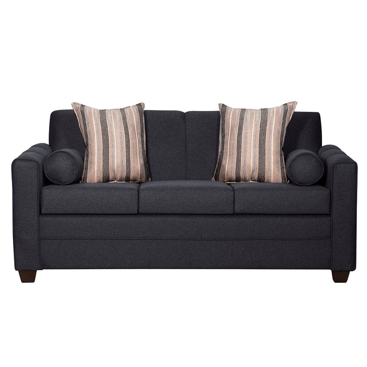 RUZAM MOBEL - SOFA TRES CUERPOS LULU  MARENGO LINO