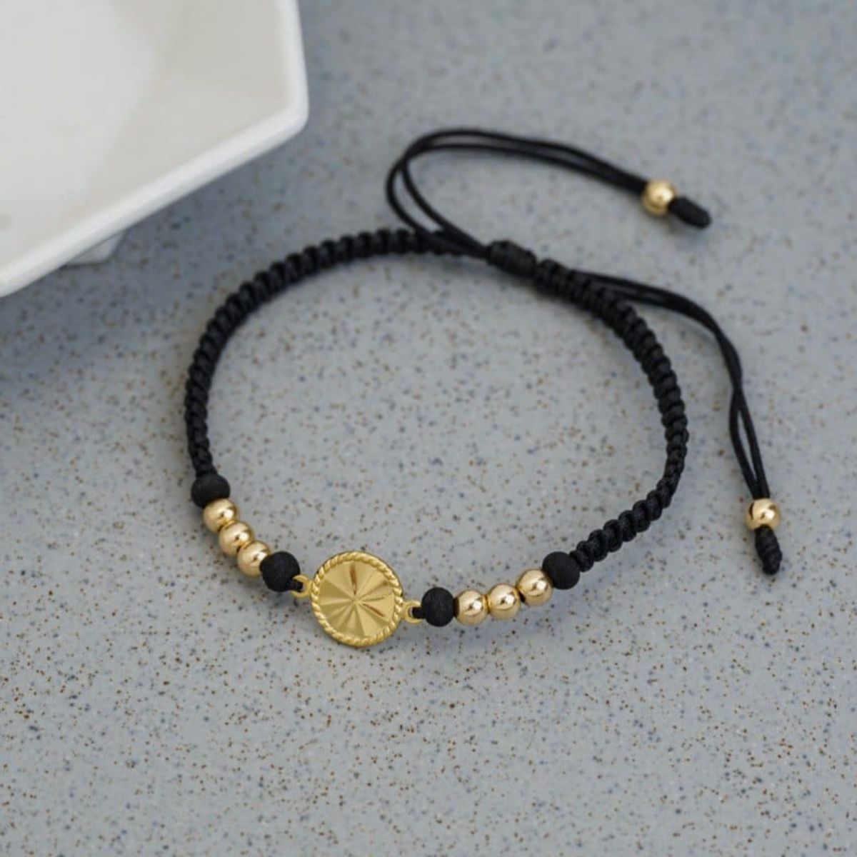 GENERICO - Pulsera Tejida en oro laminado 18k