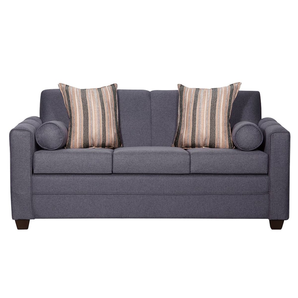 RUZAM MOBEL - SOFA TRES CUERPOS LULU GRIS LINO