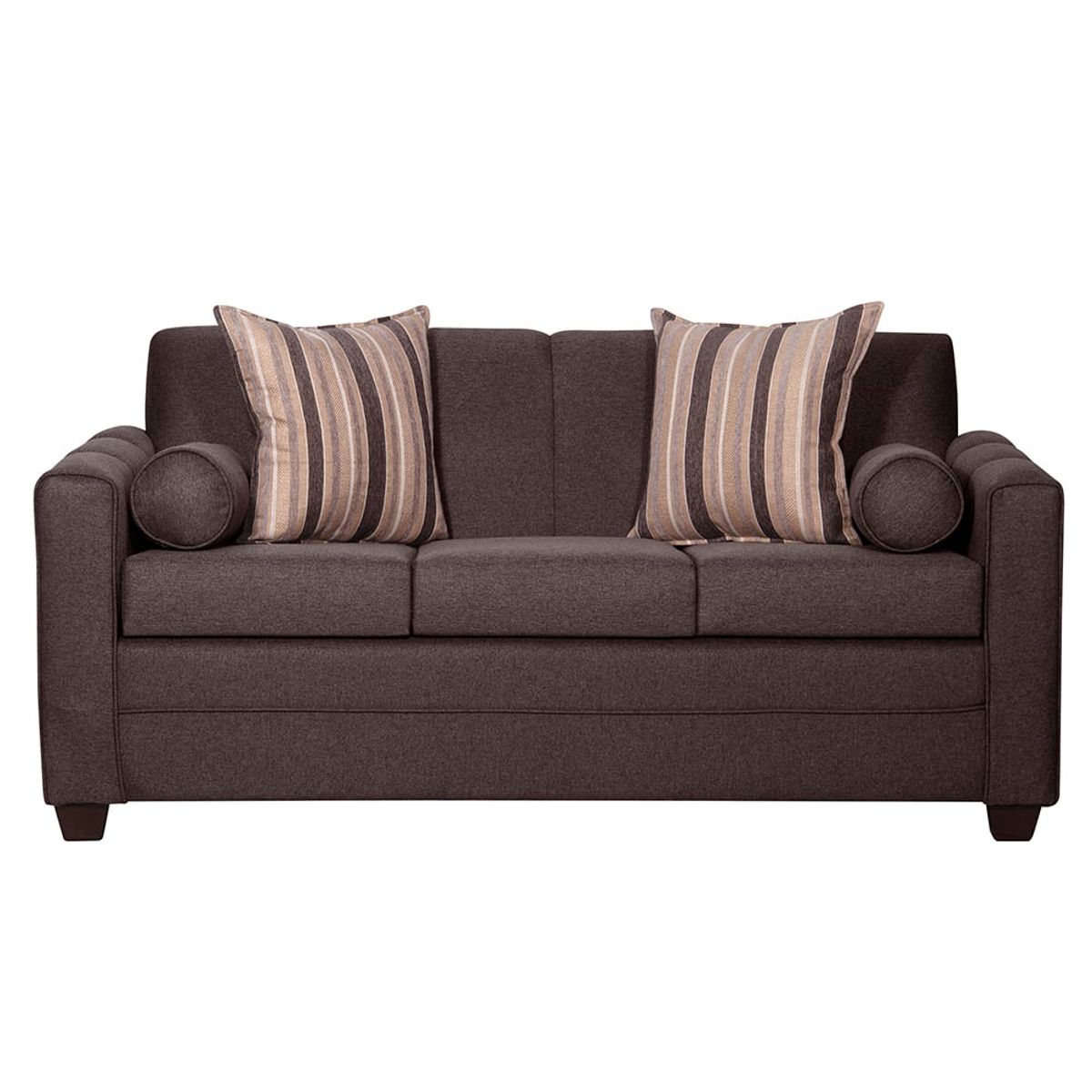 RUZAM MOBEL - SOFA TRES CUERPOS LULU CAFÉ LINO