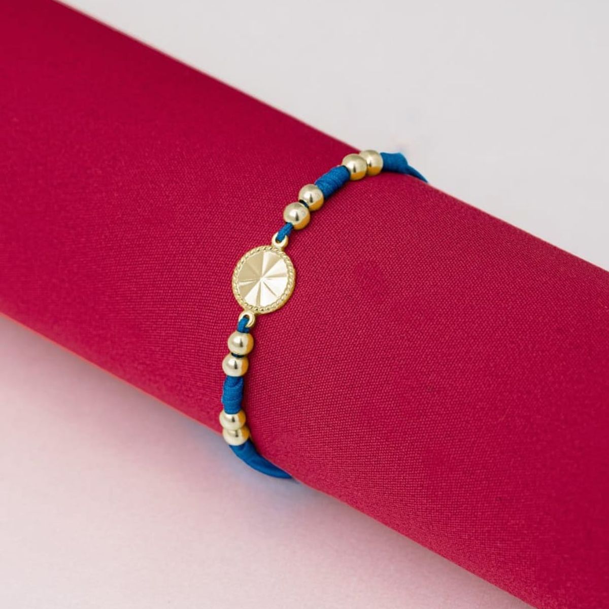GENERICO - Pulsera Tejida en oro laminado 18k