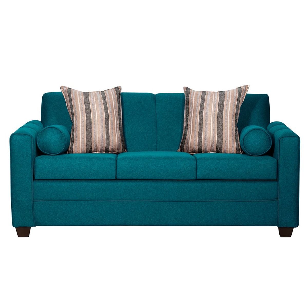 RUZAM MOBEL - SOFA TRES CUERPOS LULU TURQUESA LINO