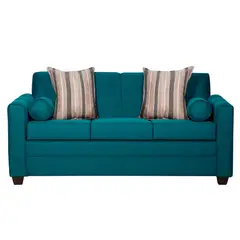 RUZAM MOBEL - SOFA TRES CUERPOS LULU TURQUESA LINO