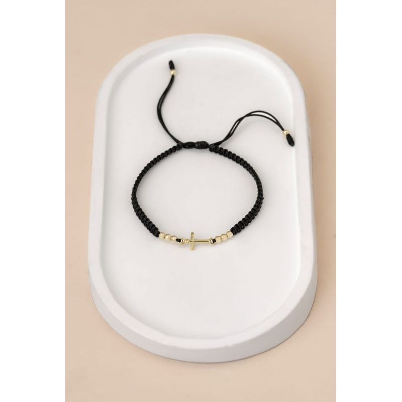 GENERICO - Pulsera Tejido en oro laminado 18k
