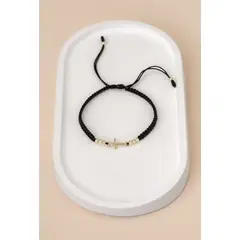 GENERICO - Pulsera Tejido en oro laminado 18k