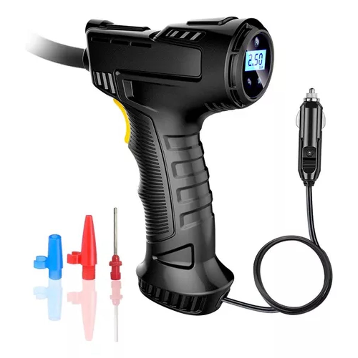 GENERICO - Compresor De Aire Portátil Inflador De Neumaticos Digital