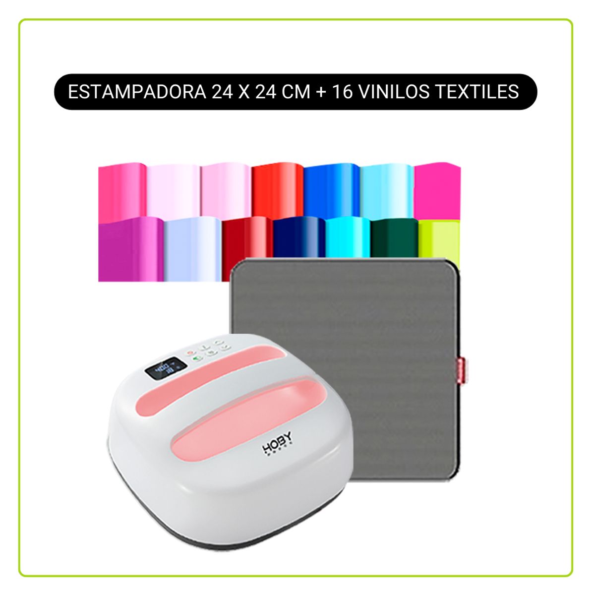 GENERICO - Estampadora 24x24cm Hoby