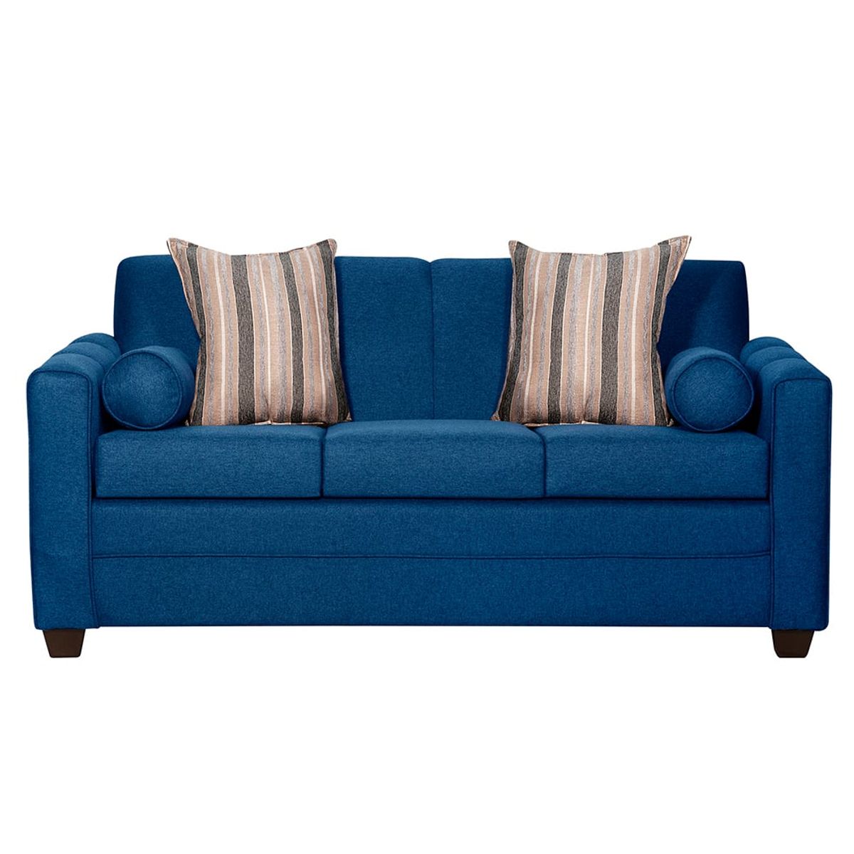 RUZAM MOBEL - SOFA TRES CUERPOS LULU AZUL LINO