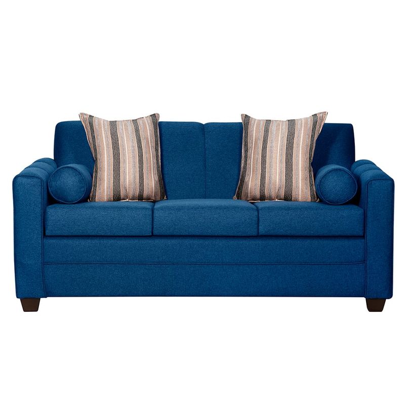 RUZAM MOBEL - SOFA TRES CUERPOS LULU AZUL LINO