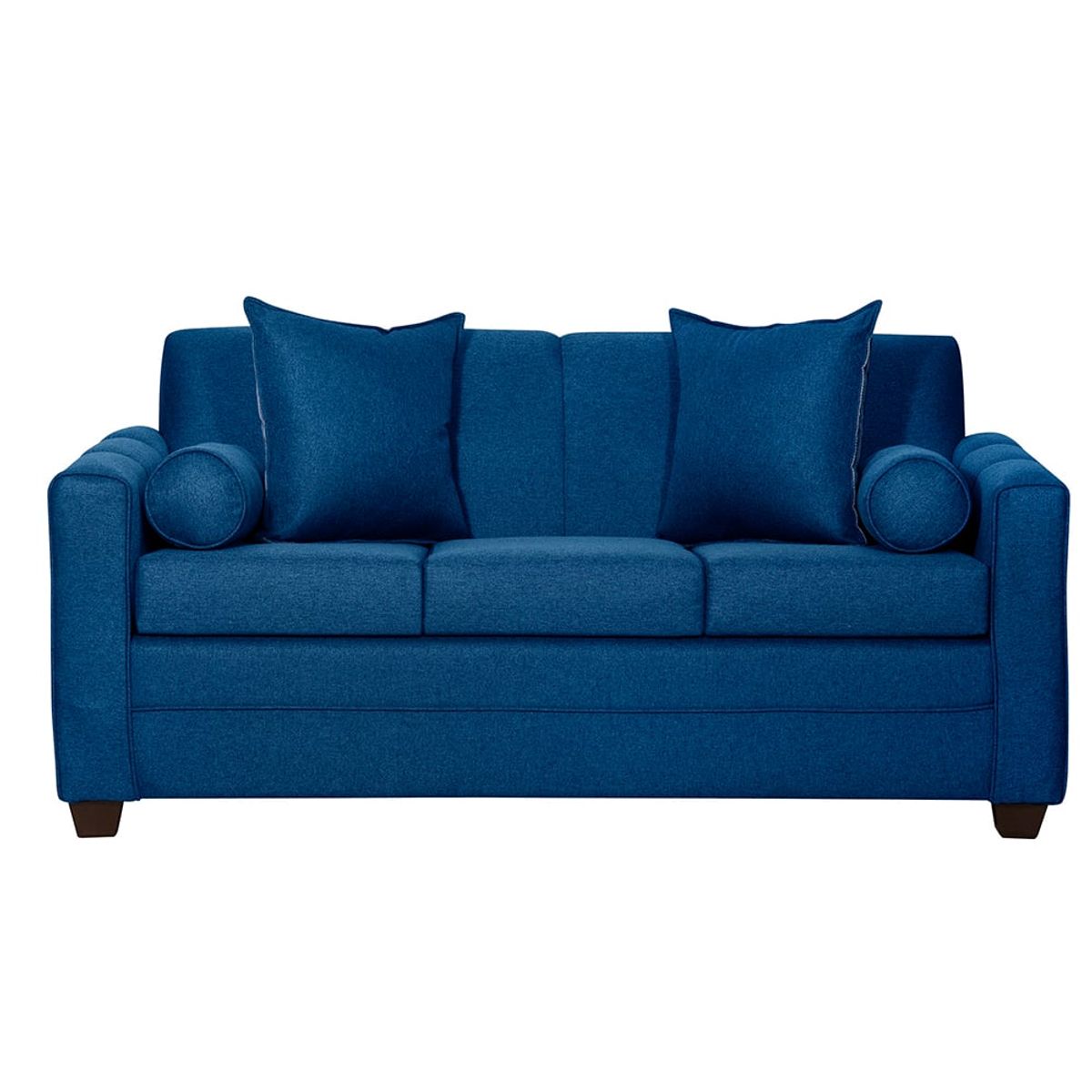 RUZAM MOBEL - SOFA TRES CUERPOS LULU AZUL LINO