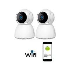 VIPA - Pack 2 Cámaras Seguridad IP Wifi Interior Modelo R45