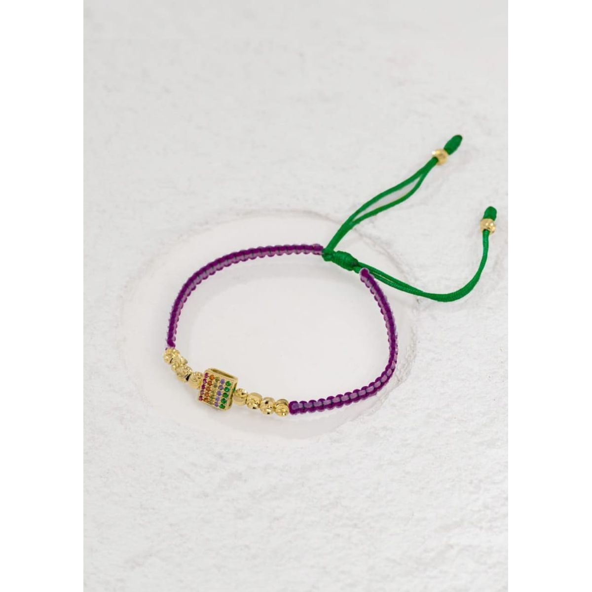 GENERICO - Pulsera Tejido en oro laminado 18k