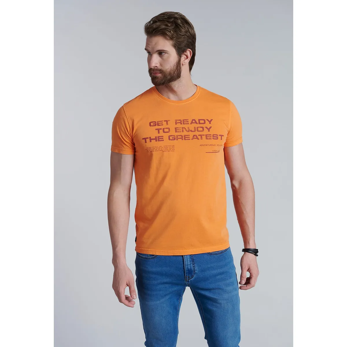 FEROUCH - Polera Montana Naranjo Ferouch