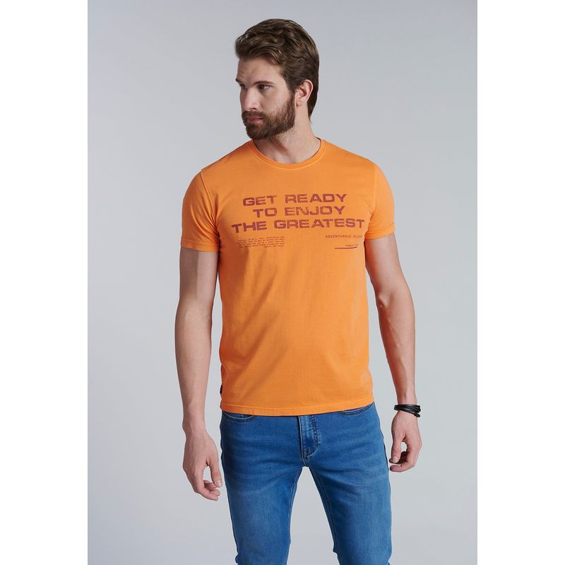 FEROUCH - Polera Montana Naranjo Ferouch