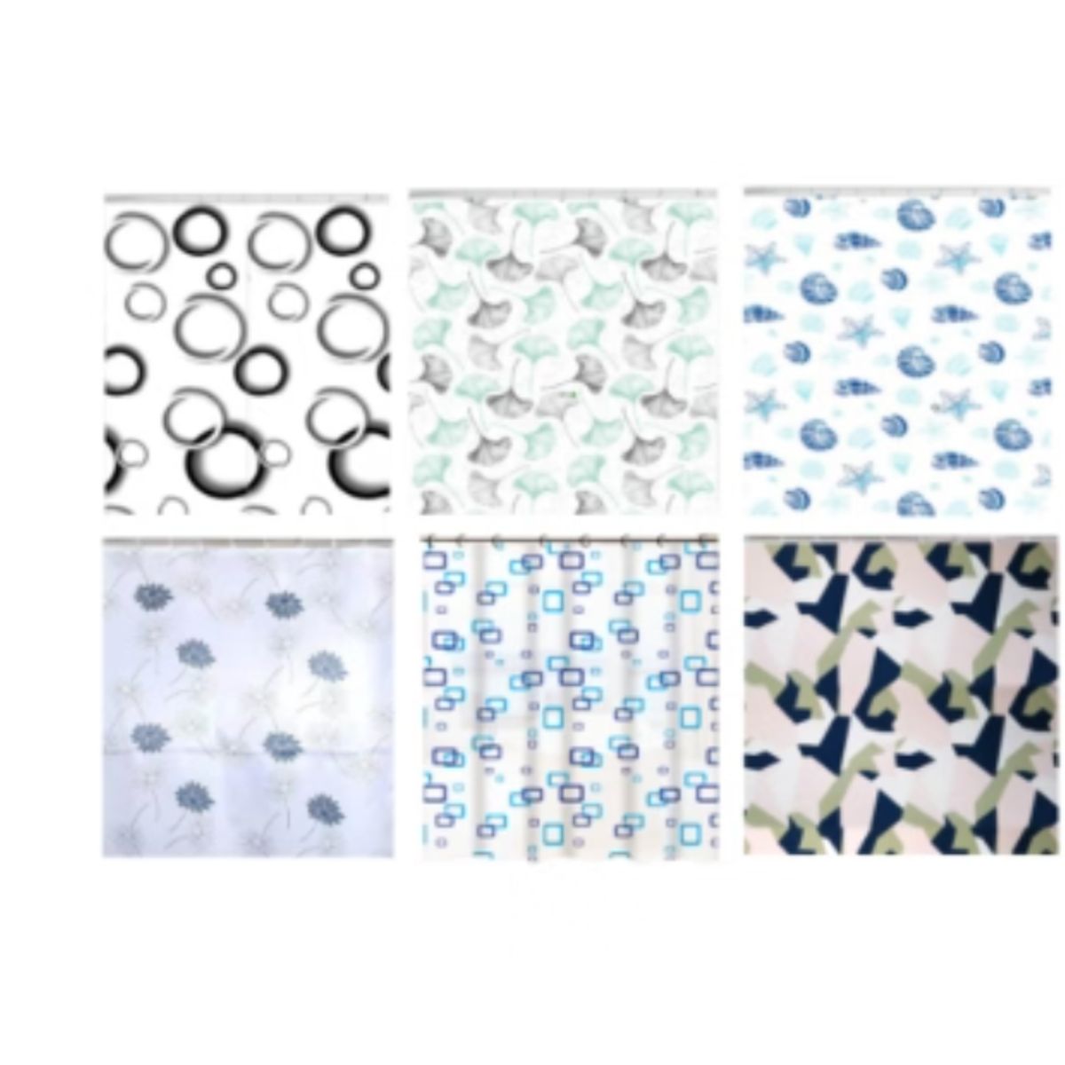 GENERICO - Cortina De Ducha Poliester Con Diseño 180X200CM