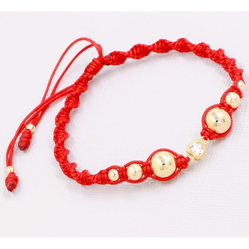 GENERICO - Pulsera  Tejido en oro laminado 18k