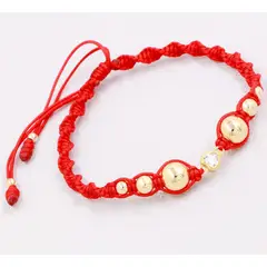 GENERICO - Pulsera Tejido en oro laminado 18k