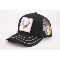 HELLE RAVEN HR - Gorro snapback marca color negro parche frontal Chile