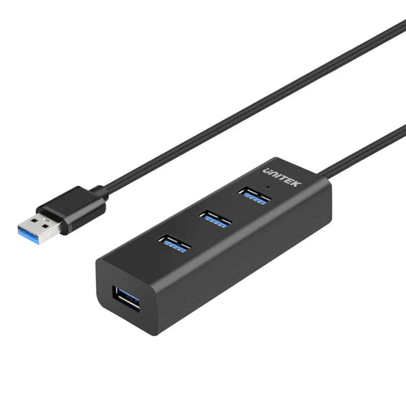 UNITEK - Mini Hub USB 3.1 de 4 Puertos