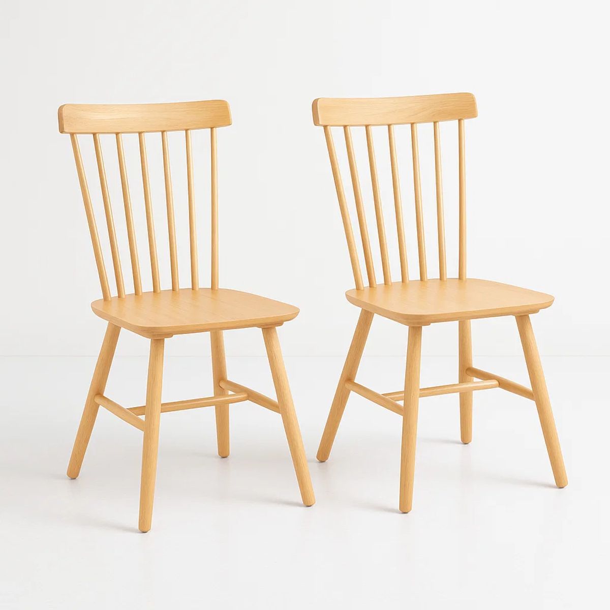 KLIK - Pack de 2 Sillas Windsor Madera KLIK