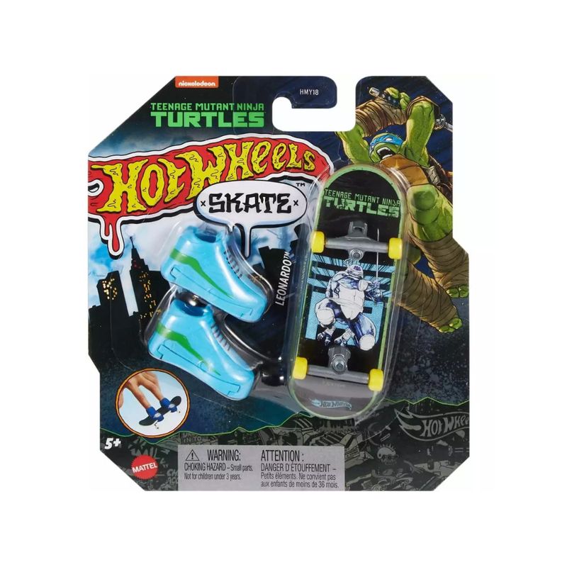 HOT WHEELS - Hot Wheels Skate Leonardo Fingerboard - Celeste