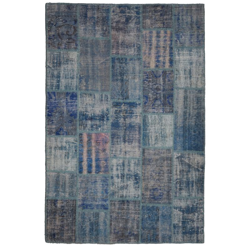 RUGS CL - Alfombra Rugscl Patchwork Azul Indigo150x208 6912AT