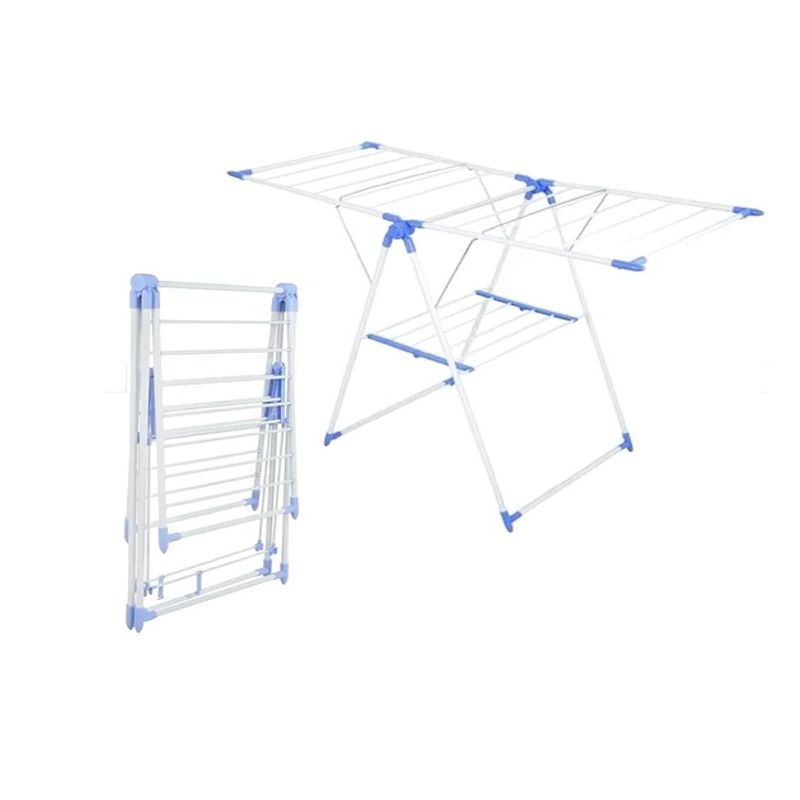 GENERICO - Tendedero De Ropa Plegable Rack 2 Niveles