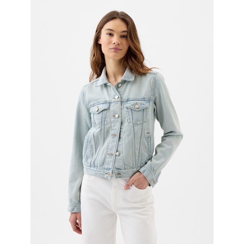 GAP - Chaqueta Mujer Icon Denim Azul GAP