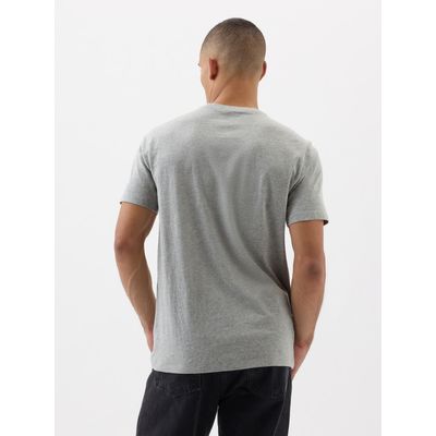 Imagen 2 del producto Polera Hombre Logo Manga Corta Gris